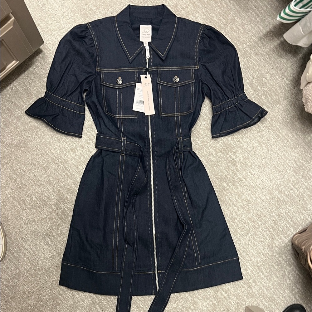 Cinq à Sept Navy Mini Dress